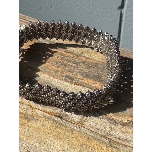 Charles Winston Sterling Silver Bracelet CZ - Picture 2 of 7